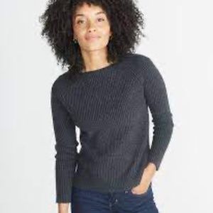 Marine Layer Aspen Sweater in Jet Heather